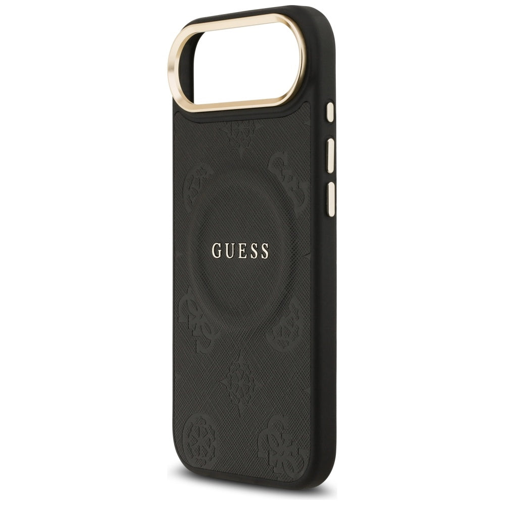 Guess Peony Hot Stamp MagSafe Case for iPhone Air - Black_5