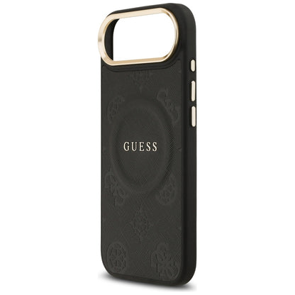 Guess Peony Hot Stamp MagSafe Case for iPhone Air - Black_5