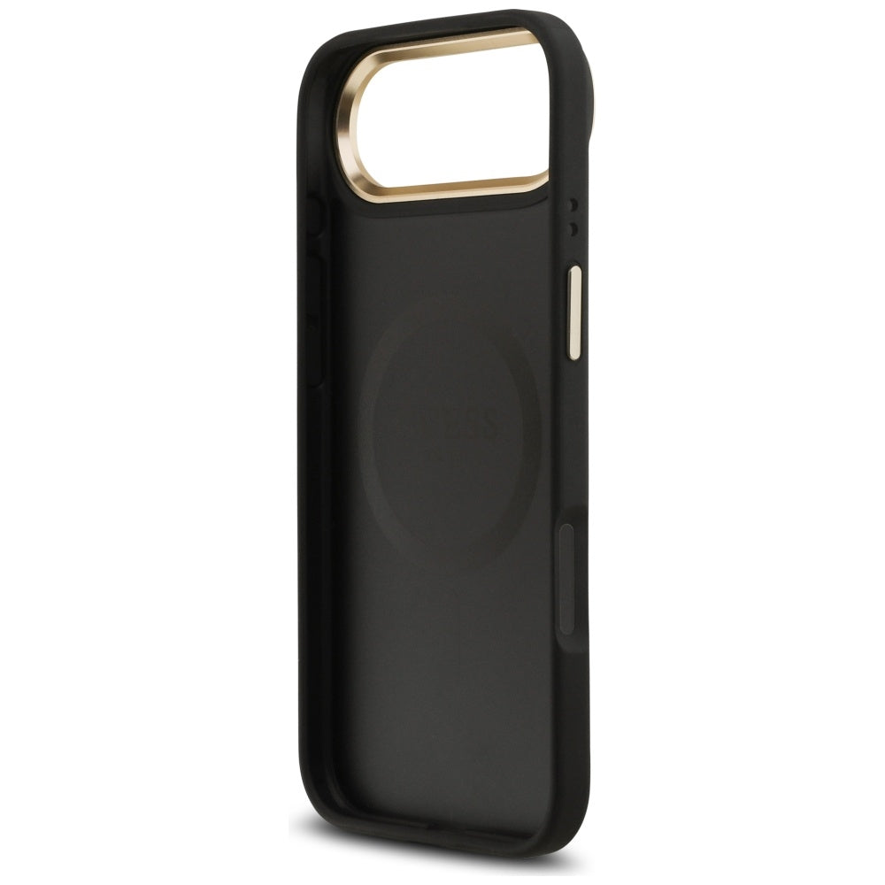 Guess Peony Hot Stamp MagSafe Case for iPhone Air - Black_6
