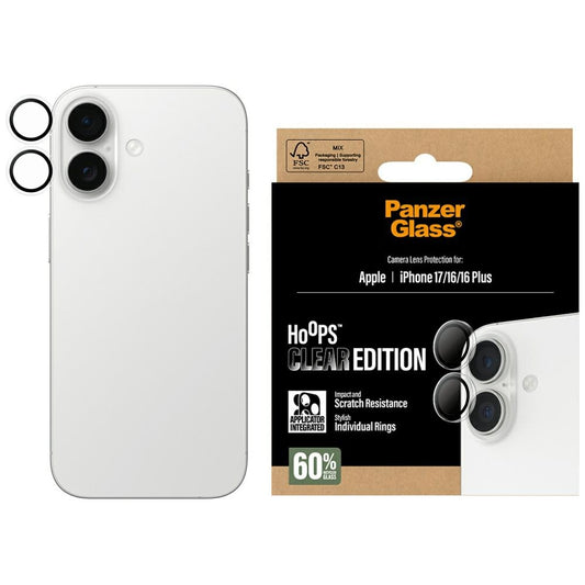 Protetor de ecrã PanzerGlass / Transparente / iP 16 17 iP 16 Plus / PG75123_0