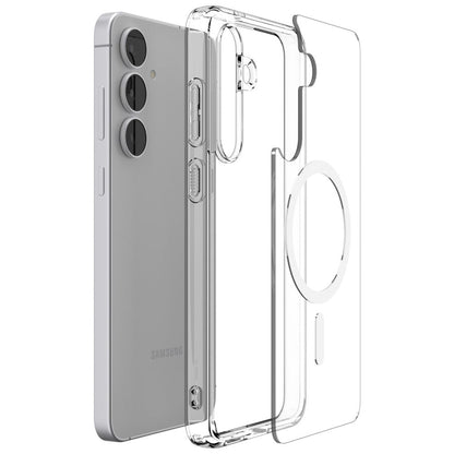 Spigen Ultra Hybrid Mag MagSafe Case for Samsung Galaxy S25 FE - Clear and White_5