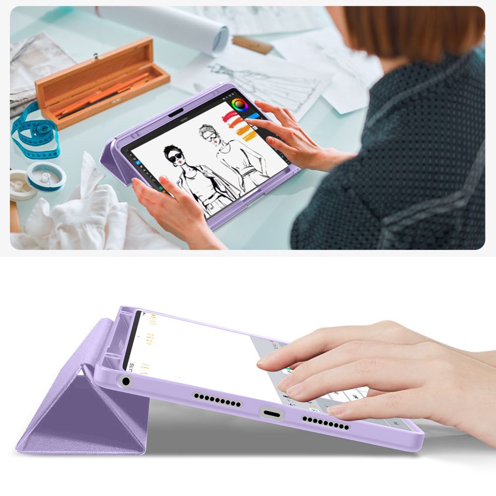 Tech-Protect SmartCase Pen Case for Lenovo Idea Tab 11.0 TB-336 - Purple_11