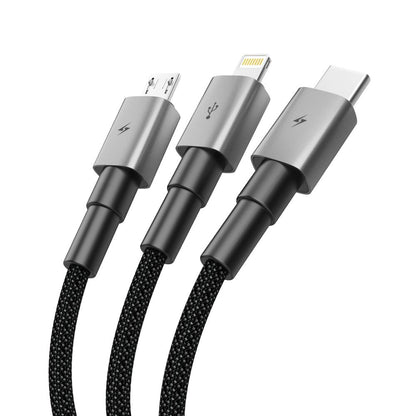 Tech-Protect UltraBoost DNA 3in1 USB-C / Micro-USB / Lightning cable 120 cm - gray_1