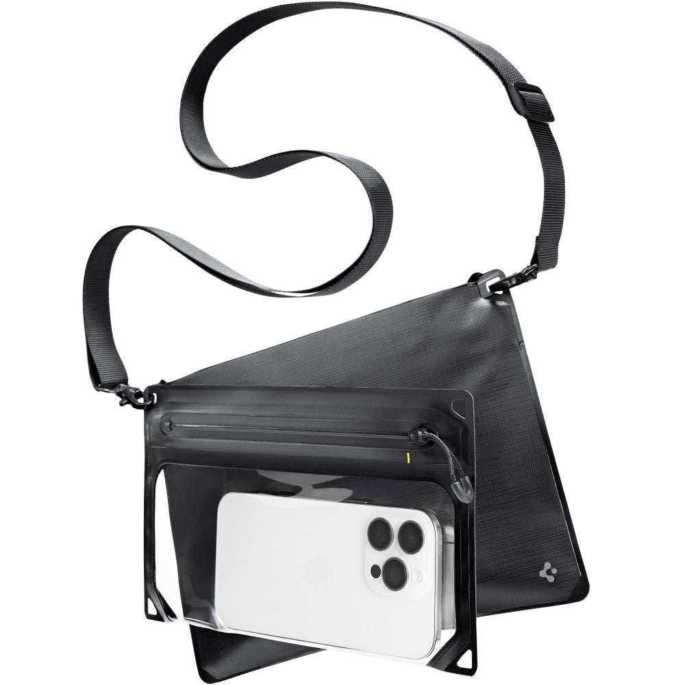 Waterproof Bag and Phone Pouch Case Spigen Crossbag, Black AMP09746 _1