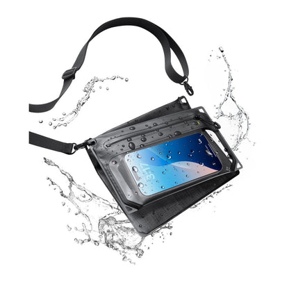 Waterproof Bag and Phone Pouch Case Spigen Crossbag, Black AMP09746 _2