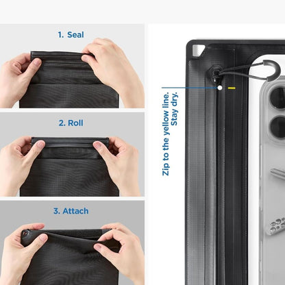 Waterproof Bag and Phone Pouch Case Spigen Crossbag, Black AMP09746 _8