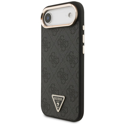 Guess 4G Triangle Logo MagSafe case for iPhone Air - black and gold_1