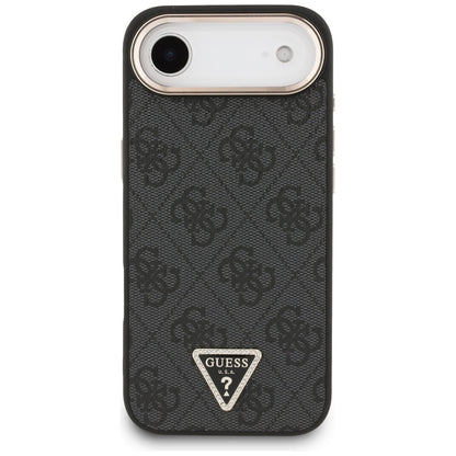 Guess 4G Triangle Logo MagSafe case for iPhone Air - black and gold_2
