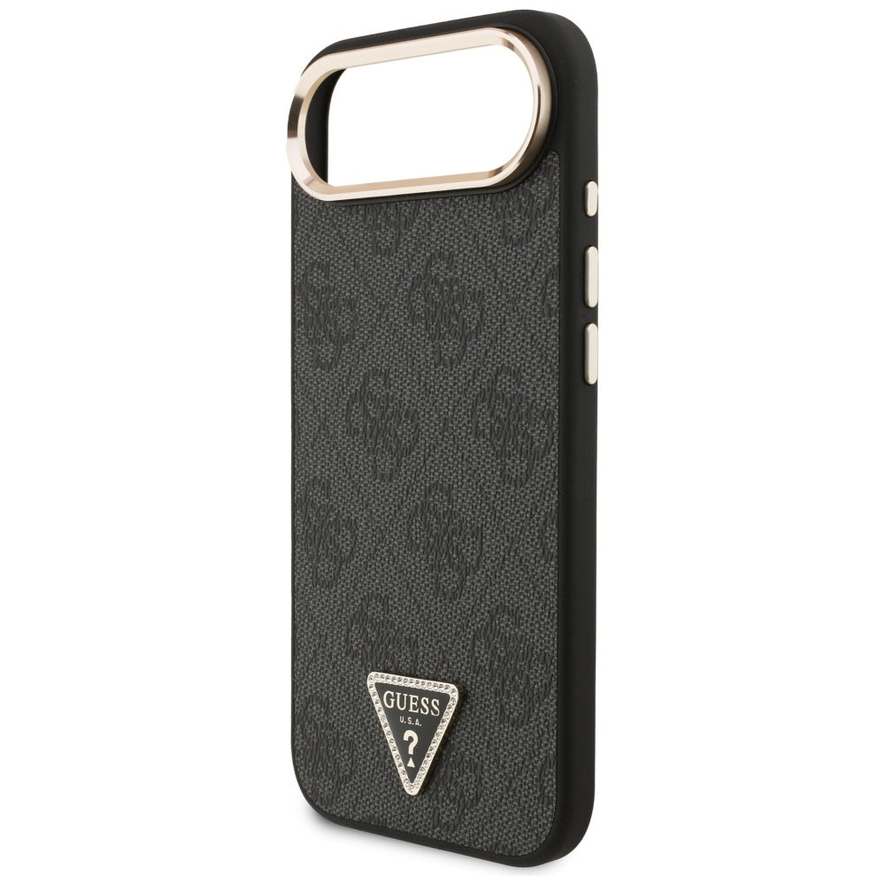 Guess 4G Triangle Logo MagSafe case for iPhone Air - black and gold_5