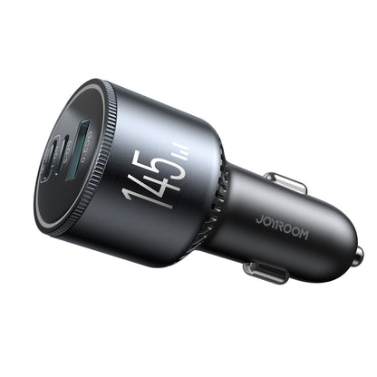 Joyroom JR-CCN07 145W Car Charger 2xUSB-C USB-A + 100W USB-C Cable - Dark Gray_4