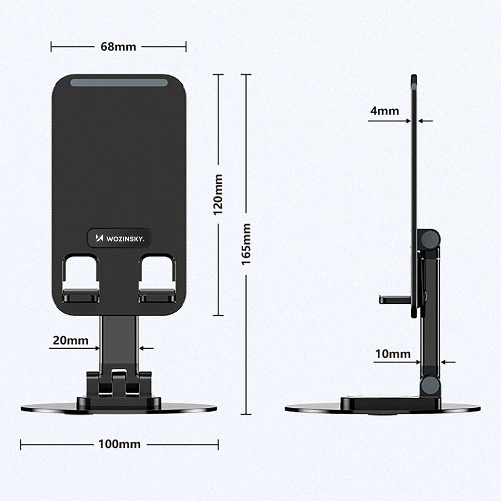 Wozinsky WPT-K393 stable stand for phone and tablet - black_9