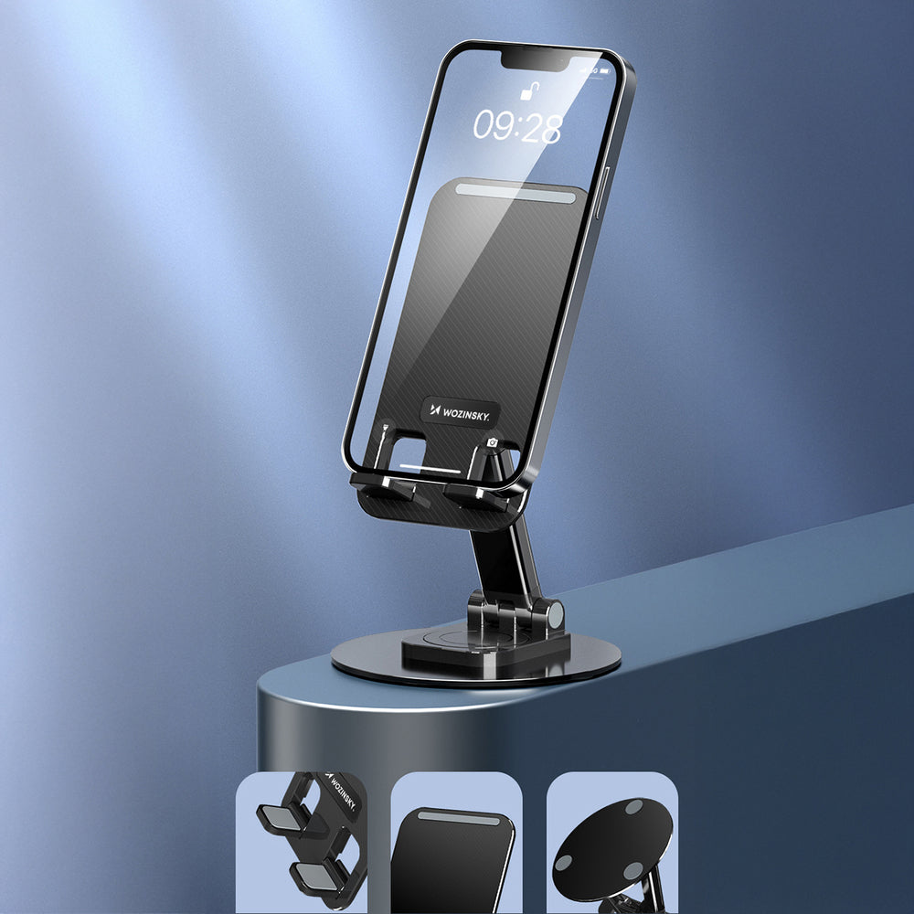 Wozinsky WPT-K393 stable stand for phone and tablet - black_3