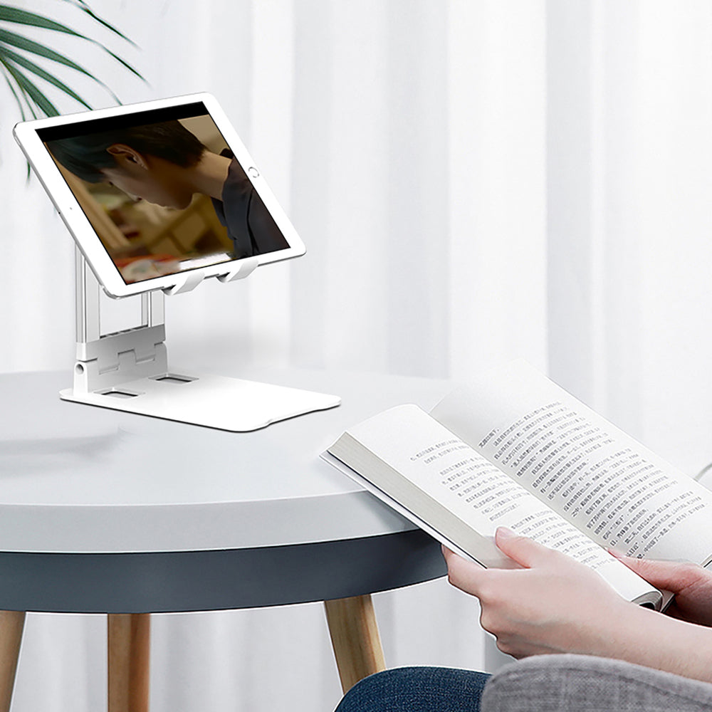 Wozinsky WPT-K28 Desk Stand for Phone Tablet Smartphone Holder Foldable - White_3