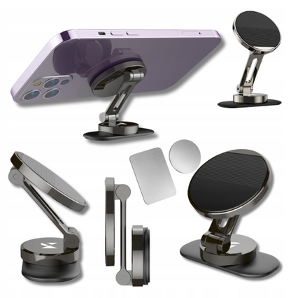 Wozinsky WPT-605 Car Holder for Dashboard, Magnetic, Foldable - Gray_12