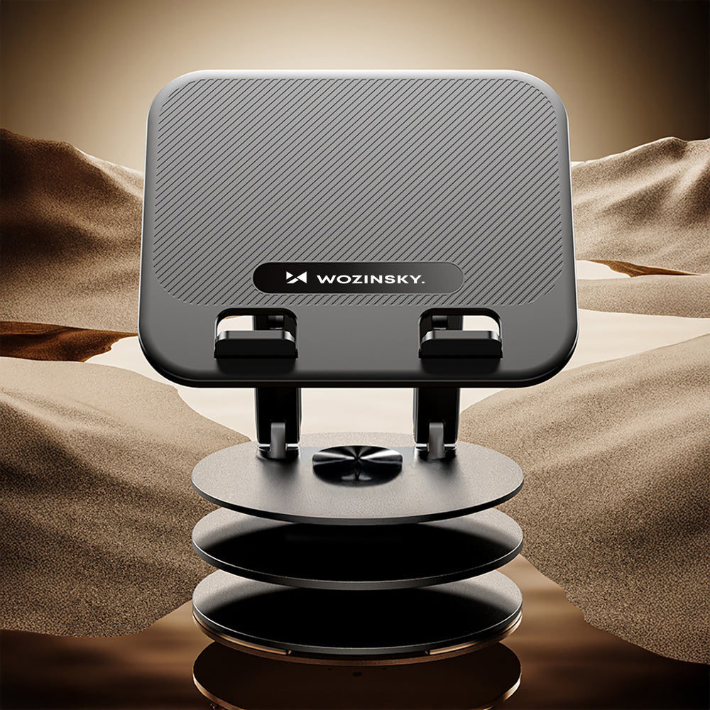 Wozinsky WRS-K75 swivel stand for laptop and tablet - black_9