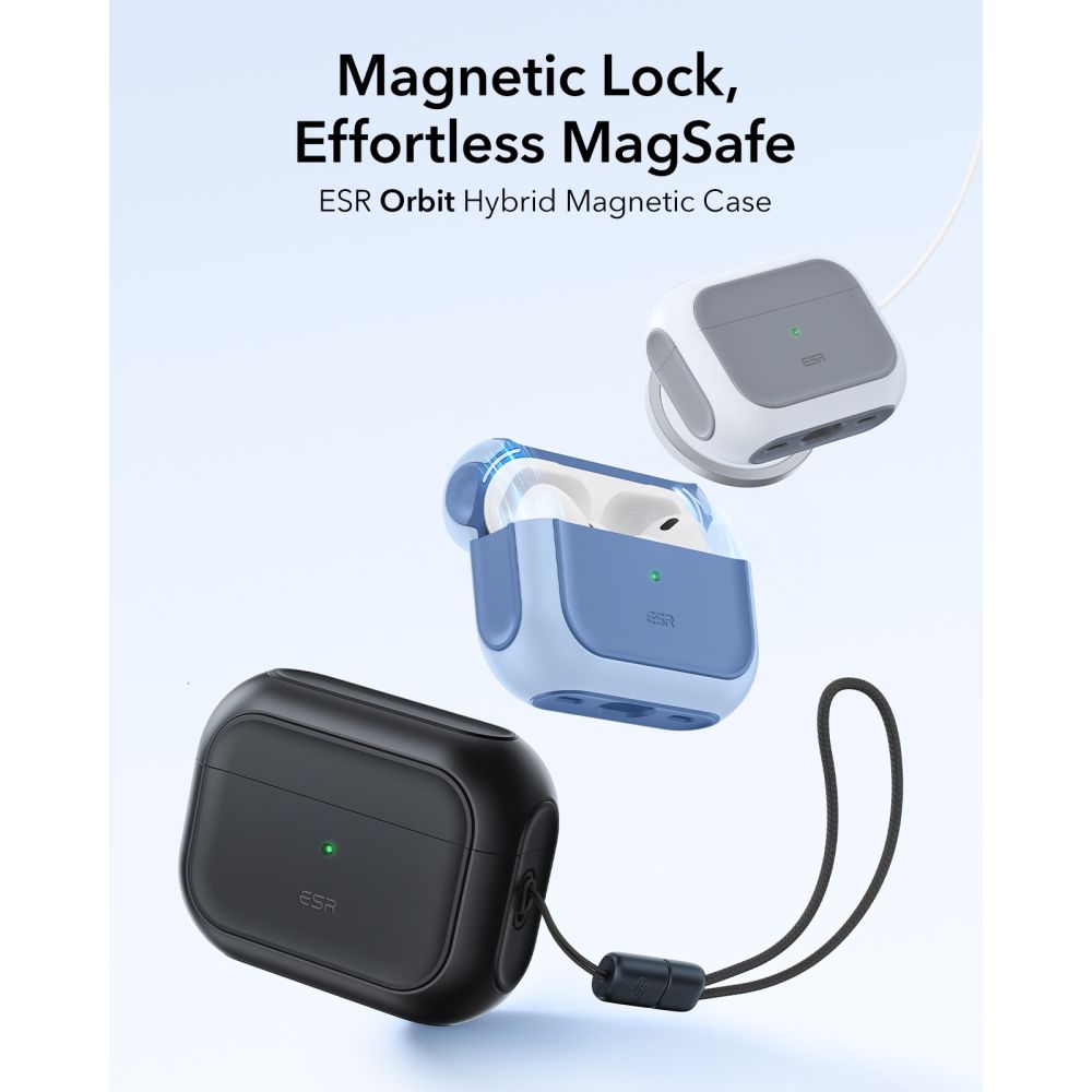 ESR Orbit HaloLock MagSafe case for AirPods Pro 3 - black_1