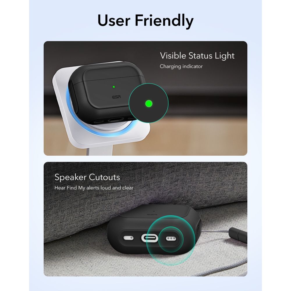 ESR Orbit HaloLock MagSafe case for AirPods Pro 3 - black_7