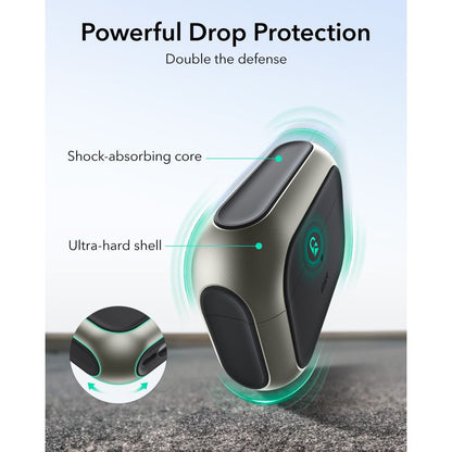 ESR Orbit HaloLock MagSafe Case for AirPods Pro 3 - Gray &amp; Black_4