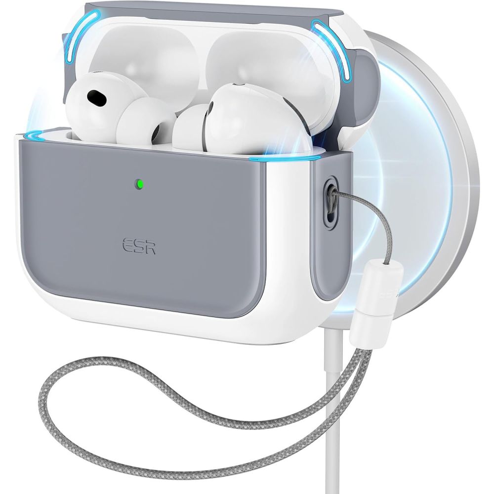 ESR Orbit HaloLock MagSafe case for AirPods Pro 3 - white_0