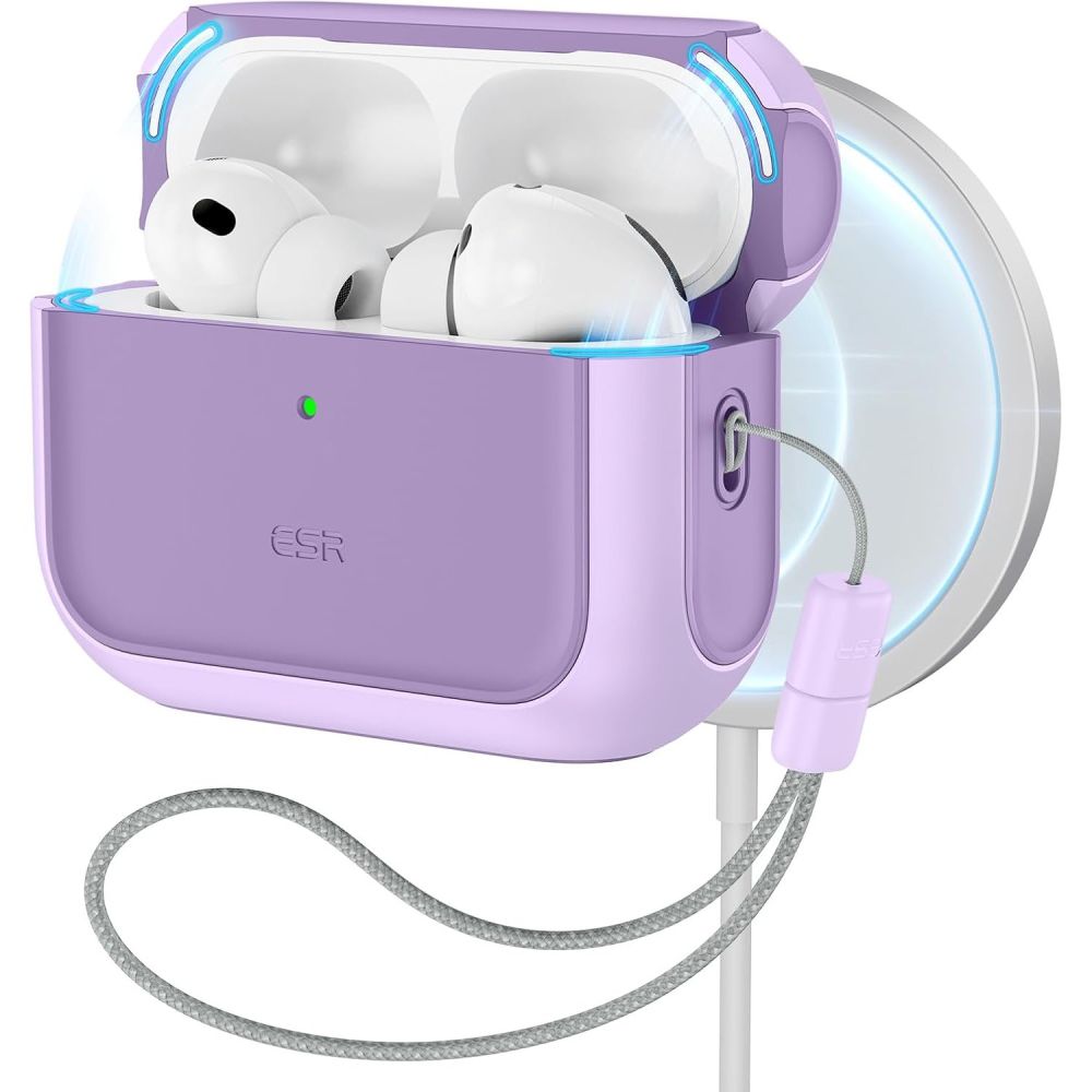 ESR Orbit Halolock MagSafe case for AirPods Pro - purple_0