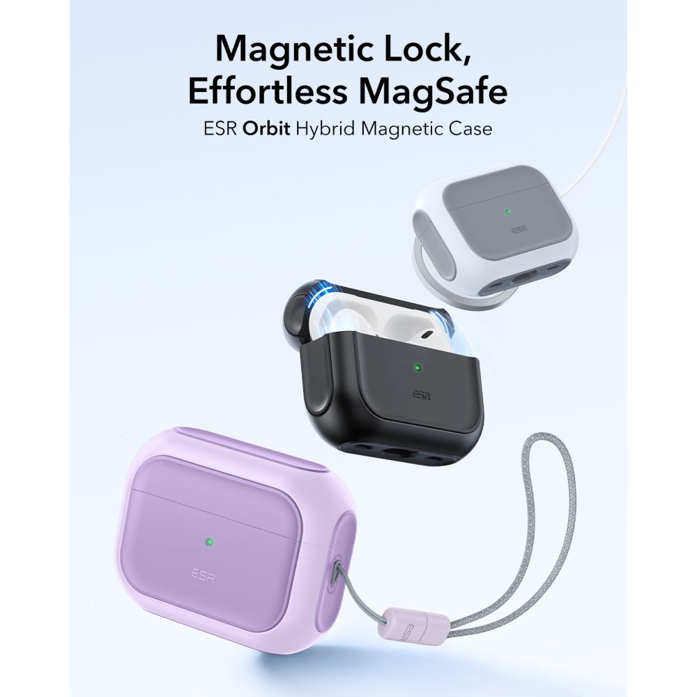 ESR Orbit Halolock MagSafe case for AirPods Pro - purple_1