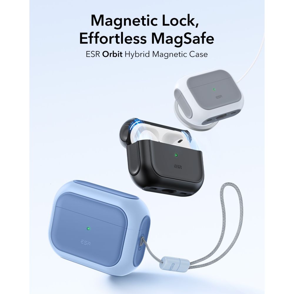 ESR Orbit Halolock MagSafe case for AirPods Pro - blue_1