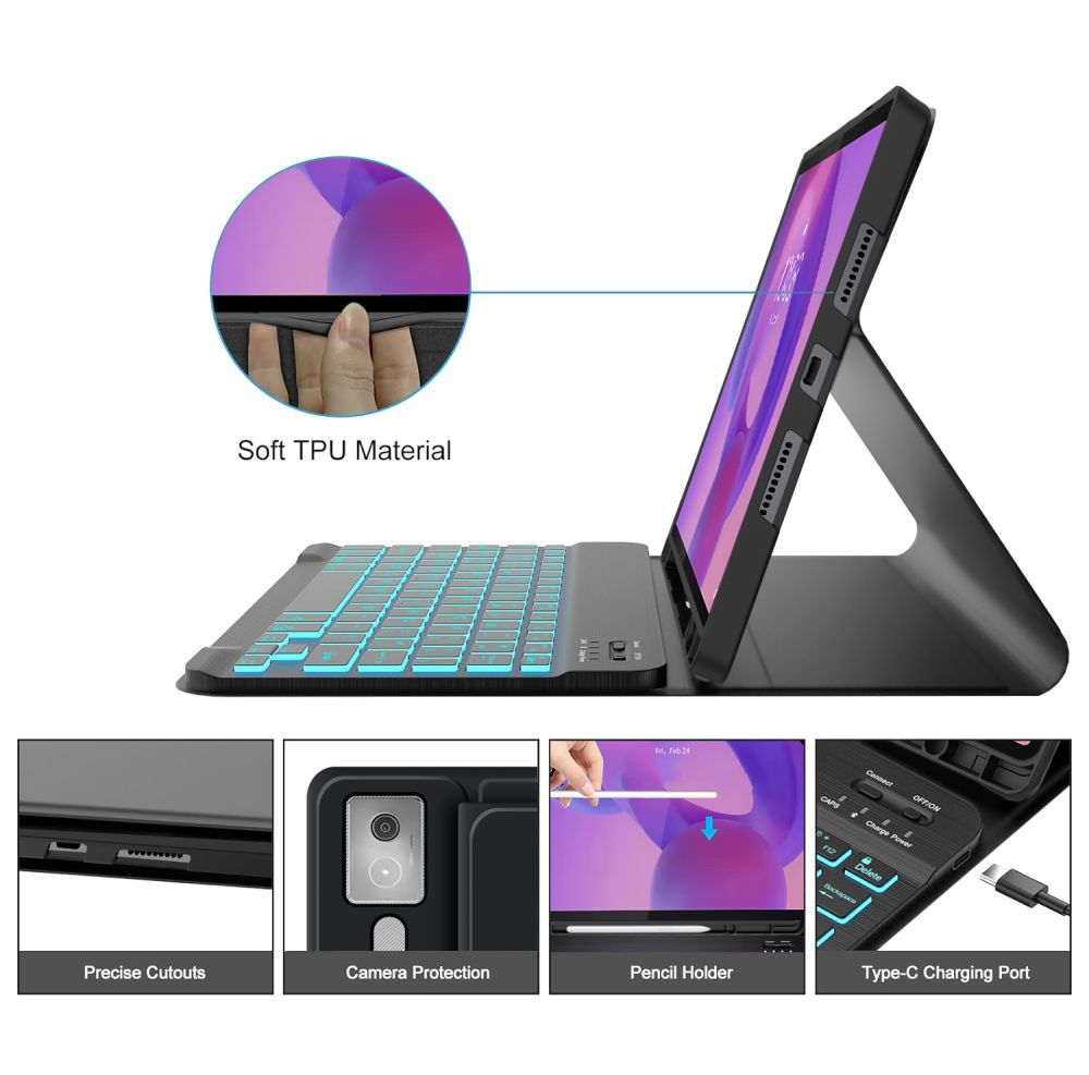 Tech-Protect SC Pen Case for Lenovo Idea Tab Pro / Pro Mt 12.7 TB-373 - Black_2