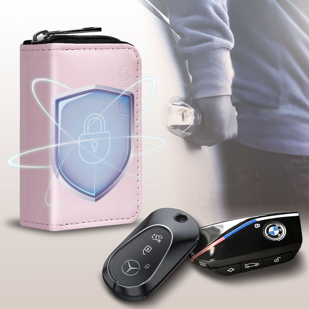 Tech-Protect KLR300 RFID Blocking Car Key Case - Pink_2