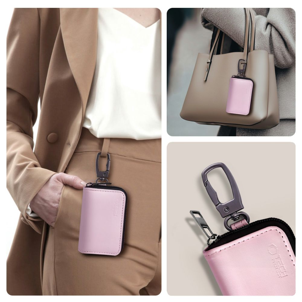 Tech-Protect KLR300 RFID Blocking Car Key Case - Pink_3