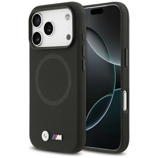 BMW M FW Metal Logo MagSafe Case for iPhone 17 Pro - Black_0