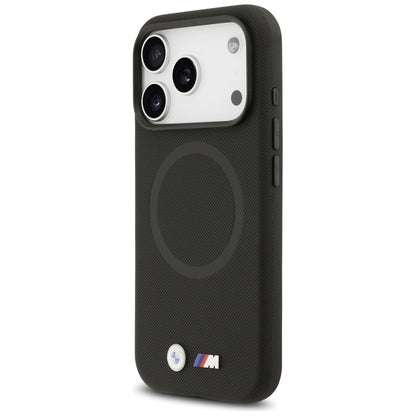 BMW M FW Metal Logo MagSafe Case for iPhone 17 Pro - Black_1