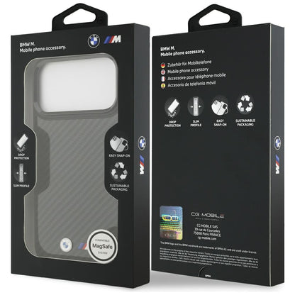 BMW M Kevlar Matt MagSafe Case for iPhone 17 Pro Max - Black_7