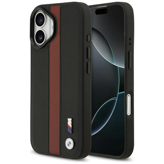 BMW M Perforated Stripe Logo MagSafe Case for iPhone 17 - Red_0