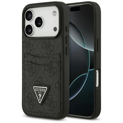 Guess 4G nauble Card Triangle case for iPhone 17 Pro - black_0