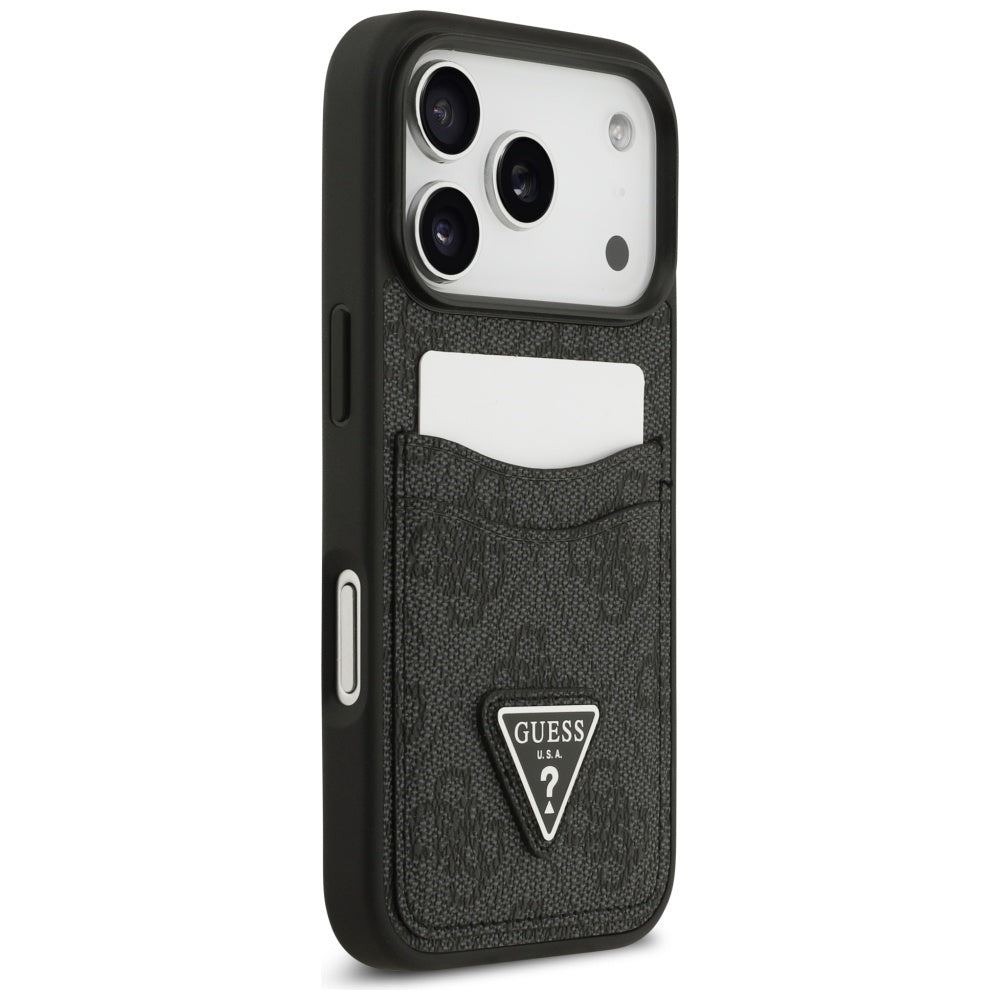 Guess 4G nauble Card Triangle case for iPhone 17 Pro - black_3