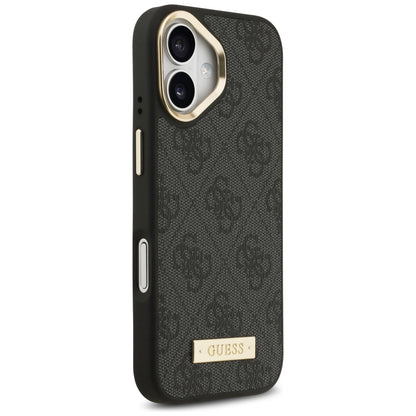 Guess 4G Logo Plate MagSafe case for iPhone 17 - black_3