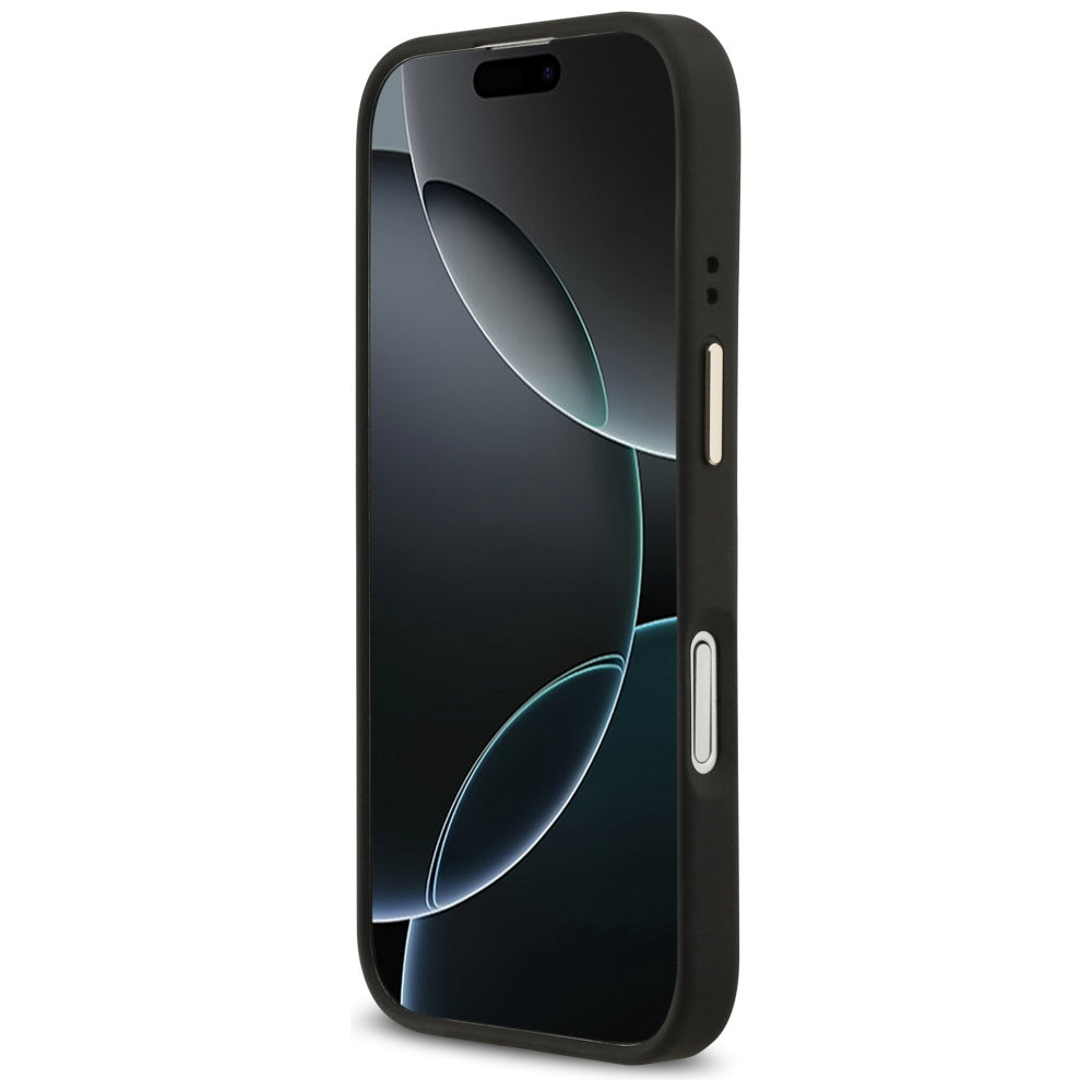 Guess 4G Logo Plate MagSafe case for iPhone 17 - black_4