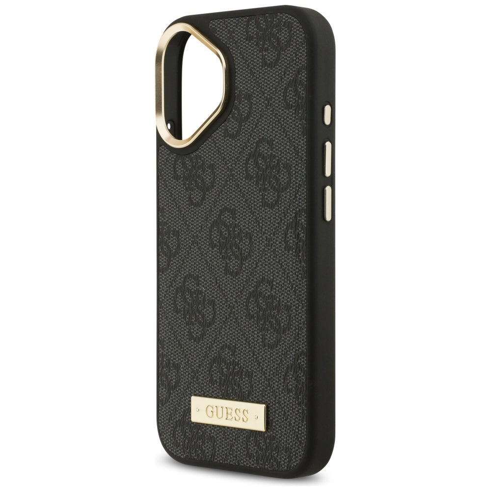 Guess 4G Logo Plate MagSafe case for iPhone 17 - black_5