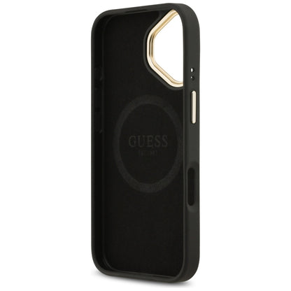 Guess 4G Logo Plate MagSafe case for iPhone 17 - black_6
