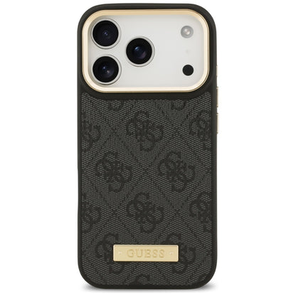 Guess 4G Logo Plate MagSafe Case for iPhone 17 Pro - Black_2