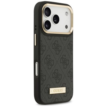 Guess 4G Logo Plate MagSafe Case for iPhone 17 Pro - Black_3