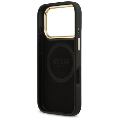 Guess 4G Logo Plate MagSafe Case for iPhone 17 Pro - Black_6