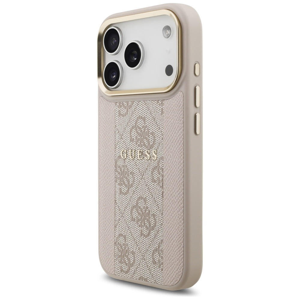 Guess 4G Stripe MagSafe Case for iPhone 17 Pro - Pink_1