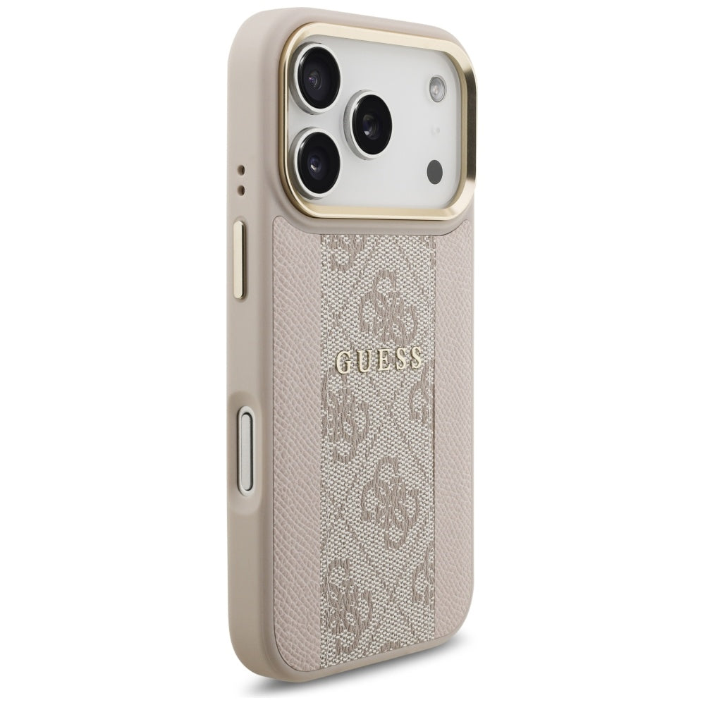 Guess 4G Stripe MagSafe Case for iPhone 17 Pro - Pink_3
