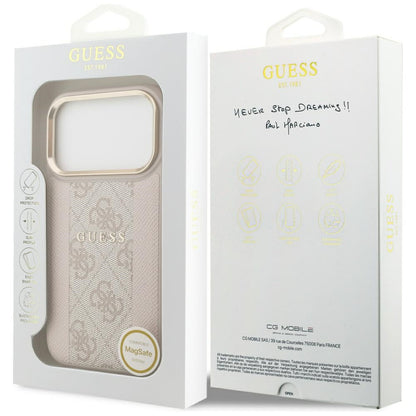 Guess 4G Stripe MagSafe Case for iPhone 17 Pro - Pink_7