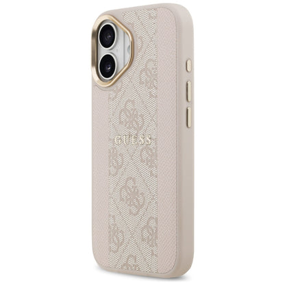Guess 4G Stripe MagSafe Case for iPhone 17 - Pink_1