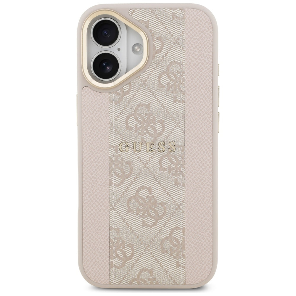 Guess 4G Stripe MagSafe Case for iPhone 17 - Pink_2
