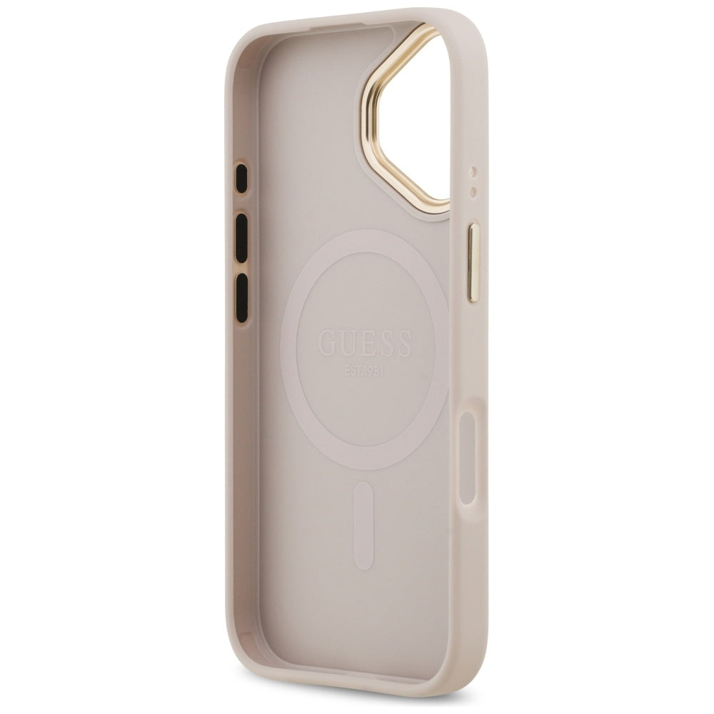 Guess 4G Stripe MagSafe Case for iPhone 17 - Pink_6