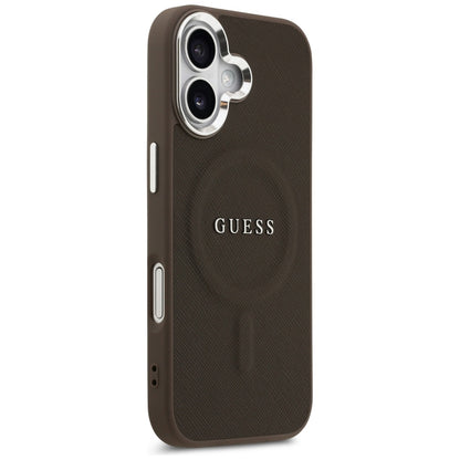 Guess Classic Logo MagSafe Case for iPhone 17 - Brown_3