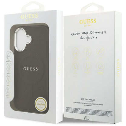 Guess Classic Logo MagSafe Case for iPhone 17 - Brown_7